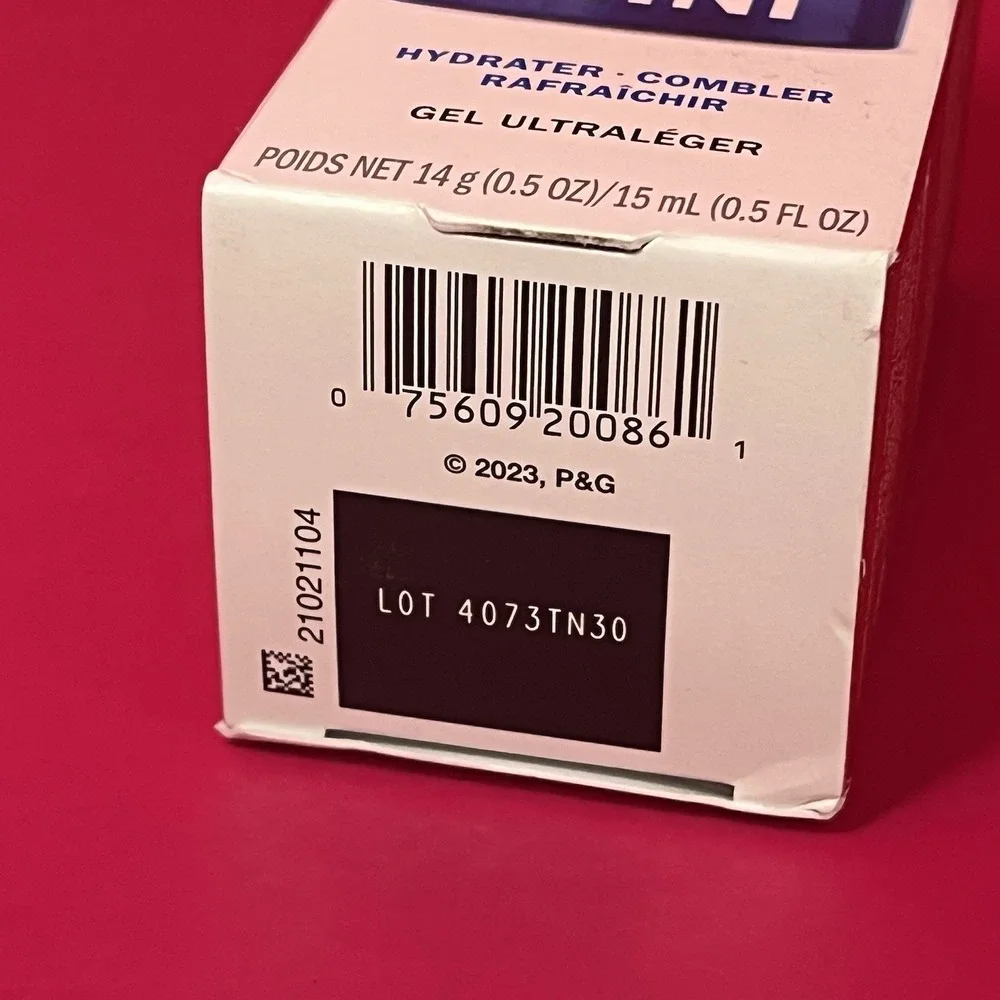 OLAY‎ Hyaluronic Mini Ultralight Gel Fragrance Free 15 mL Hydrate Plump Refresh